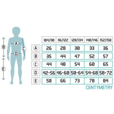 Bielizna termoaktywna Meteor Jr 116-122 cm 47140 uniw Bielizna termoaktywna Meteor Jr 116-122 cm 47140 uniw
