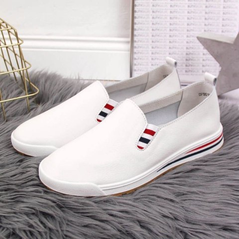 Tenisówki slip on Filippo W PAW313 białe 39 Tenisówki slip on Filippo W PAW313 białe 39