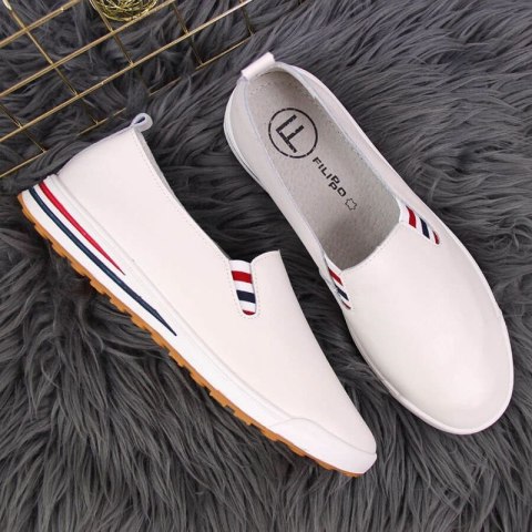 Tenisówki slip on Filippo W PAW313 białe 39 Tenisówki slip on Filippo W PAW313 białe 39
