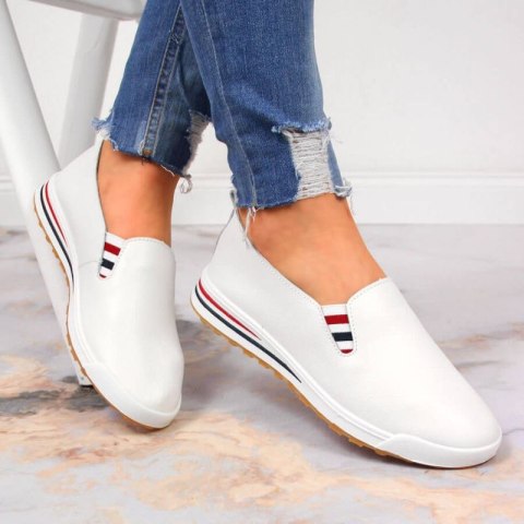 Tenisówki slip on Filippo W PAW313 białe 39 Tenisówki slip on Filippo W PAW313 białe 39