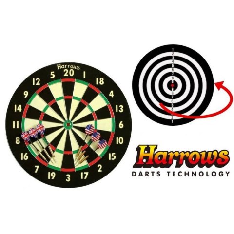 Tarcza Harrows Champion Family Paper Dart Game dwustronna HS-TNK-000013077 N/A Tarcza Harrows Champion Family Paper Dart Game dwustronna HS-TNK-000013077 N/A