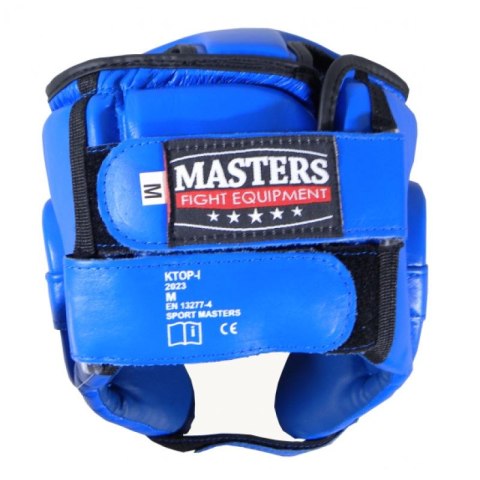 Kask turniejowy MASTERS - KTOP-1 0217-02M niebieski+S Kask turniejowy MASTERS - KTOP-1 0217-02M niebieski+S