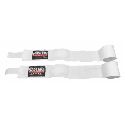 Owijki bandaż bokserski Masters - BBE-4 1304-02 biały Owijki bandaż bokserski Masters - BBE-4 1304-02 biały