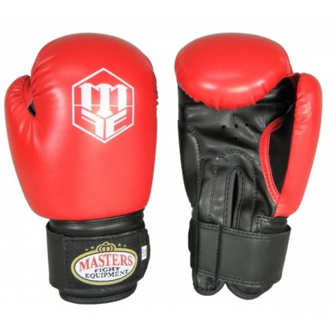 Rękawice bokserskie MASTERS - RPU-2A 01152-0302 czarno - czerwone+6 oz Rękawice bokserskie MASTERS - RPU-2A 01152-0302 czarno - czerwone+6 oz