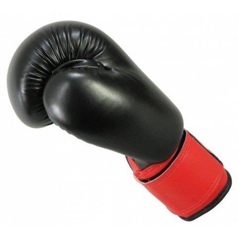 Rękawice bokserskie MASTERS - RPU-2A 01152-0302 czarno - czerwone+6 oz Rękawice bokserskie MASTERS - RPU-2A 01152-0302 czarno - czerwone+6 oz