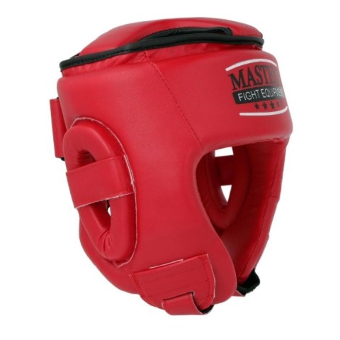 Kask bokserski Masters Ktop-Pu Wako Approved M 02251-02M czerwony+S Kask bokserski Masters Ktop-Pu Wako Approved M 02251-02M czerwony+S