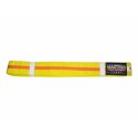 Pas do kimona MASTERS żółty z pomarańczową lamówką 06224-280040704 280 cm