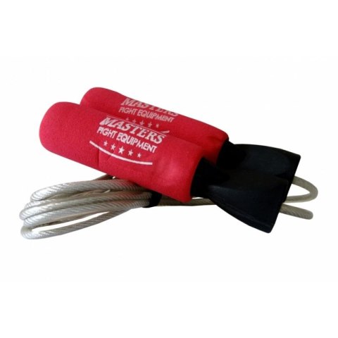 Skakanka bokserska z obciążnikami 2 x 160g SBS-W 14256-W02 niebieski Skakanka bokserska z obciążnikami 2 x 160g SBS-W 14256-W02 niebieski