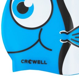 Czepek pływacki silikonowy Crowell Nemo-Jr-nieb N/A