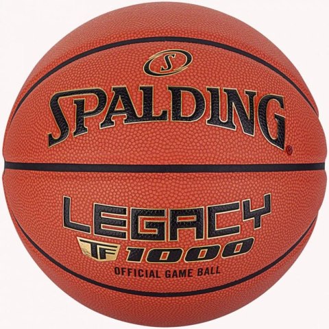 Piłka do koszykówki Spalding TF-1000 Legacy Logo Fiba 76964Z 6 Piłka do koszykówki Spalding TF-1000 Legacy Logo Fiba 76964Z 6