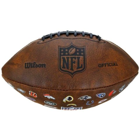 Piłka Wilson NFL Official Throwback 32 Team Logo Ball WTF1758XBNF32 9 Piłka Wilson NFL Official Throwback 32 Team Logo Ball WTF1758XBNF32 9