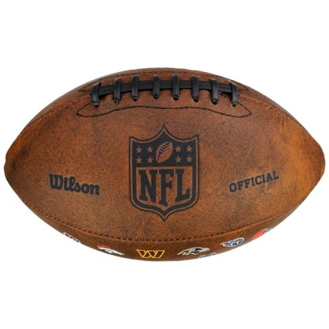 Piłka Wilson NFL Official Throwback 32 Team Logo Ball WTF1758XBNF32 9 Piłka Wilson NFL Official Throwback 32 Team Logo Ball WTF1758XBNF32 9