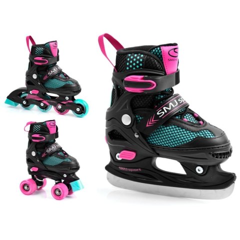 Rolki SMJ sport 3w1 Jr BS-616TP 31-34 Rolki SMJ sport 3w1 Jr BS-616TP 31-34