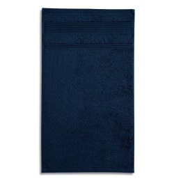 Ręcznik mały unisex Organic (GOTS) (granatowy) 30 x 50 cm