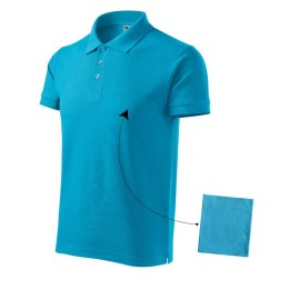 Koszulka polo Malfini Cotton M MLI-21244 turkus XL