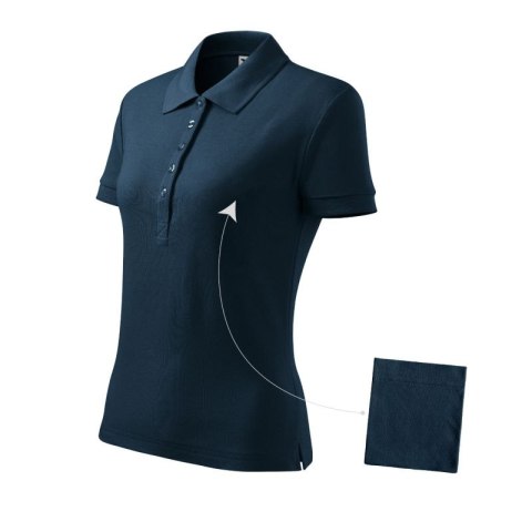 Koszulka polo Malfini Cotton W MLI-21302 granatowy XL Koszulka polo Malfini Cotton W MLI-21302 granatowy XL