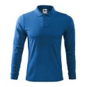 Koszulka polo Malfini Single J. LS M MLI-21114 lazurowy S
