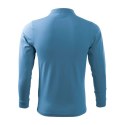 Koszulka polo Malfini Single J. LS M MLI-21114 lazurowy S