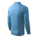 Koszulka polo Malfini Single J. LS M MLI-21114 lazurowy S