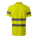 Koszulka polo Rimeck HV Runway M MLI-2V997 fluorescencyjny żółty 3XL