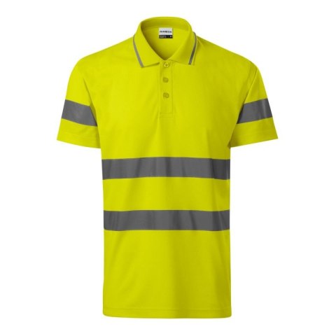 Koszulka polo Rimeck HV Runway M MLI-2V997 fluorescencyjny żółty M Koszulka polo Rimeck HV Runway M MLI-2V997 fluorescencyjny żółty M