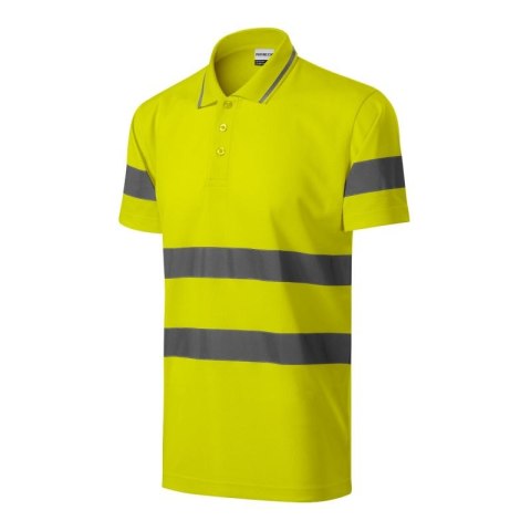 Koszulka polo Rimeck HV Runway M MLI-2V997 fluorescencyjny żółty M Koszulka polo Rimeck HV Runway M MLI-2V997 fluorescencyjny żółty M