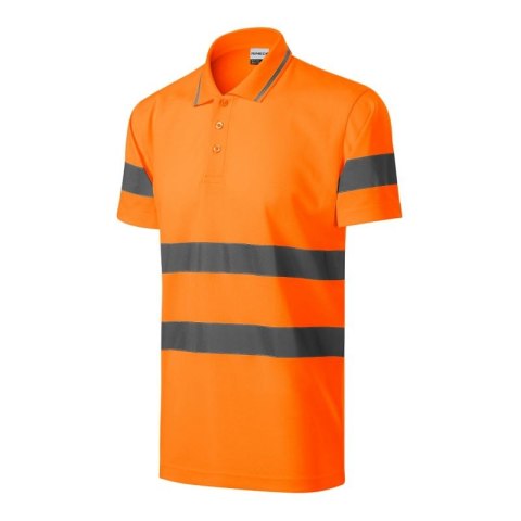 Koszulka polo Rimeck HV Runway M MLI-2V998 fluorescencyjny pomarańczowy M Koszulka polo Rimeck HV Runway M MLI-2V998 fluorescencyjny pomarańczowy M