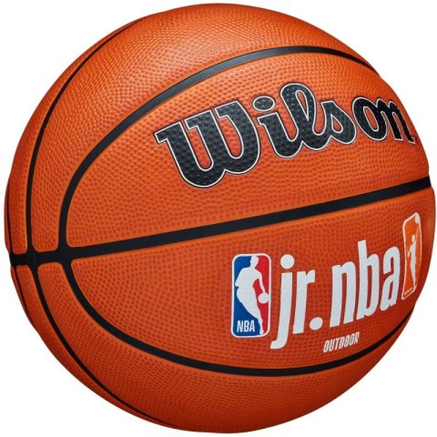 Piłka do koszykówki Wilson Jr NBA Logo Auth Outdoor WZ3011801XB6 7 Piłka do koszykówki Wilson Jr NBA Logo Auth Outdoor WZ3011801XB6 7