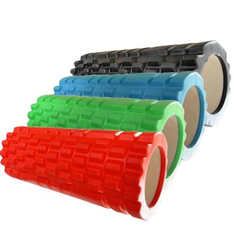 Wałek do masażu karbowany PVC 33x14cm 33X14 Wałek do masażu karbowany PVC 33x14cm 33X14