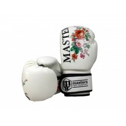 Rękawice bokserskie MASTERS RPU-FLOWER czarny+8 oz