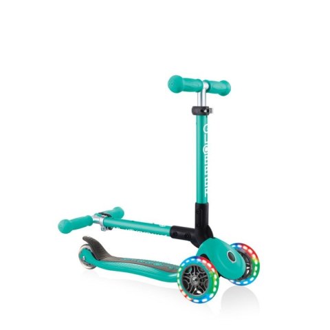 Hulajnoga 3-kołowa Globber Foldable Lights Emerald Green Jr 437-107 N/A Hulajnoga 3-kołowa Globber Foldable Lights Emerald Green Jr 437-107 N/A
