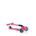 Hulajnoga 3-kołowa Globber Foldable Lights Fuchsia Jr 437-110 N/A
