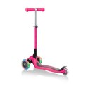 Hulajnoga 3-kołowa Globber Foldable Lights Fuchsia Jr 437-110 N/A