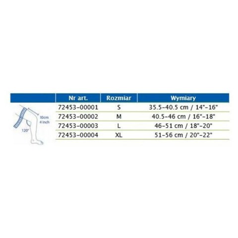 Orteza stawu kolanowego z regulowaną pelotą Actimove rozmiar L 72453-00003 L Orteza stawu kolanowego z regulowaną pelotą Actimove rozmiar L 72453-00003 L