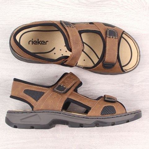 Sandały na rzepy Rieker M 26156-25 RKR447B 41 Sandały na rzepy Rieker M 26156-25 RKR447B 41