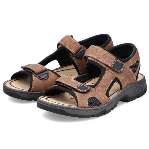 Sandały na rzepy Rieker M 26156-25 RKR447B 43 Sandały na rzepy Rieker M 26156-25 RKR447B 43