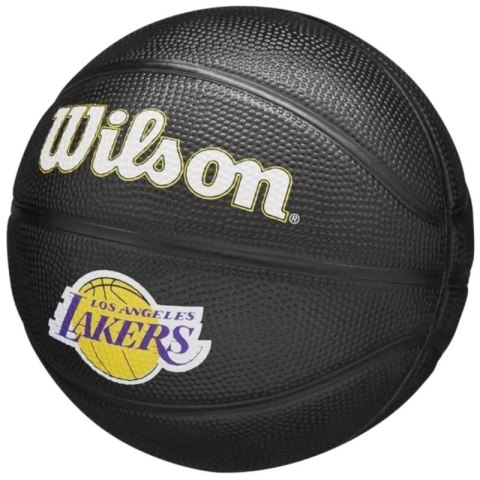 Piłka Wilson Team Tribute Los Angeles Lakers Mini Ball Jr WZ4017601XB 3 Piłka Wilson Team Tribute Los Angeles Lakers Mini Ball Jr WZ4017601XB 3