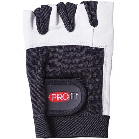 Rękawice kulturystyczne Profit Pro czarne 1615 2XL Rękawice kulturystyczne Profit Pro czarne 1615 2XL