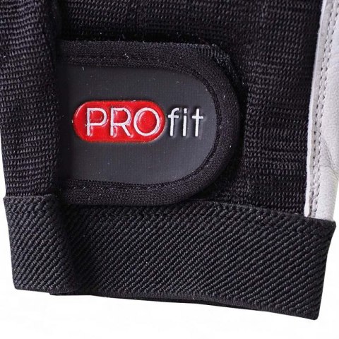 Rękawice kulturystyczne Profit Pro czarne 1615 XL Rękawice kulturystyczne Profit Pro czarne 1615 XL