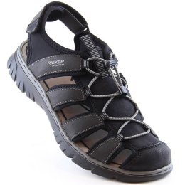 Sandały Rieker zabudowane M 26770-00 RKR584 42