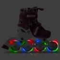 Wrotki-rolki-łyżwy regulowane Smj sport Combo Hearts 3w1 Led Jr HS-TNK-000011510 30-33