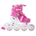 Wrotki-rolki-łyżwy regulowane Smj sport Combo Hearts 3w1 Led Jr HS-TNK-000011510 30-33