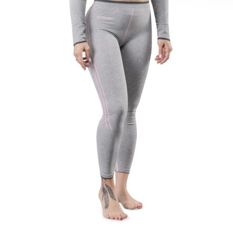 Bielizna termoaktywna Spokey Flora Set Lady Termo SM VT W 6114300000 szaro-różowa S/M Bielizna termoaktywna Spokey Flora Set Lady Termo SM VT W 6114300000 szaro-różowa S/M