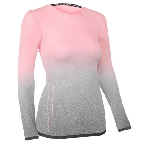 Bielizna termoaktywna Spokey Flora Set Lady Termo SM VT W 6114300000 szaro-różowa S/M Bielizna termoaktywna Spokey Flora Set Lady Termo SM VT W 6114300000 szaro-różowa S/M