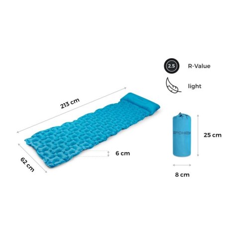 Materac trekkingowy Spokey ultralight Spokey Air Bed SPK-941061 213x60x6cm Materac trekkingowy Spokey ultralight Spokey Air Bed SPK-941061 213x60x6cm