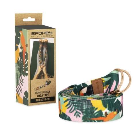 Pasek do jogi Spokey Home Jungle 941959 300x3,8cm Pasek do jogi Spokey Home Jungle 941959 300x3,8cm