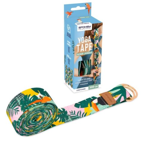 Pasek do jogi Spokey Home Jungle 941959 300x3,8cm Pasek do jogi Spokey Home Jungle 941959 300x3,8cm