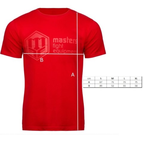 Koszulka Masters M TS-RED 04112-02M XS Koszulka Masters M TS-RED 04112-02M XS