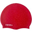 Czepek pływacki silikonowy Crowell Recycling Pearl czerwony kol.9 N/A