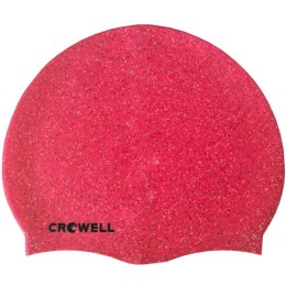 Czepek pływacki silikonowy Crowell Recycling Pearl różowy kol.3 N/A